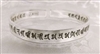 Shurangama Mantra Sterling Silver Bracelet