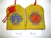 Yellow Dzambhala Charm / Amulet Pouch