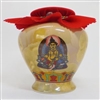 Large Yellow Dzambhala Treasure Vase