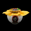 White Mahakala Treasure Vase