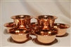 Polished Copper Offering Bowls