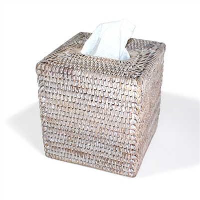 Square Tissue Box - WW  5.75x6.25'H