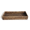 Rectangular  Bath Tray - AB 12.5x6x2'H