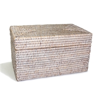 Rectangular Storage Basket  with Lid  - WW 11.5x7x6.5'H