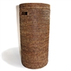 Tall Round Hamper w/ Cut Out Handle on the Side - AB 13.5x28'H