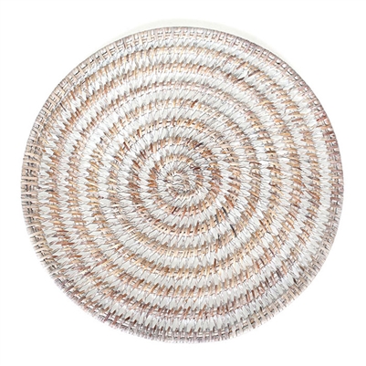 Round Placemat  Open Weave- WW 14'