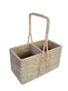 Wine Carrier Basket (2-bottle) - WW 9.5x4.5x5.75/12'H