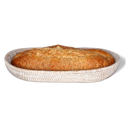 Oval Bread Basket - WW 16x8x2.5'H