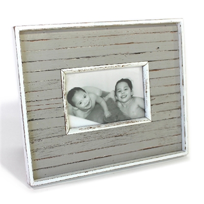 Frame RW Grey Stripe (4x6") 9.5x11.5"..