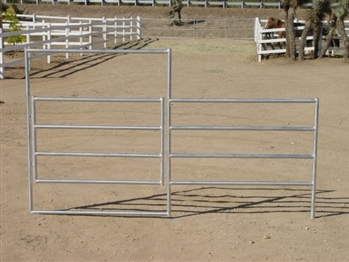 1-5/8 Horse Corral Gate 4-Rail: 12'W x 5'H