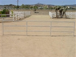 5'x24' 1 5/8" Horse Corral Panel 3 Rail