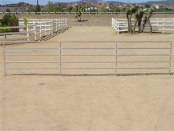 1-7/8 Horse Corral Panel 5-Rail: 24'W x 5'H