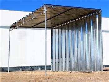 6'x 12'  1-Sided Mini Horse Shelter