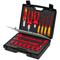 Knipex 98 99 11 Toolkit Insulated Tools in Hard Case Compact 17 Pieces
