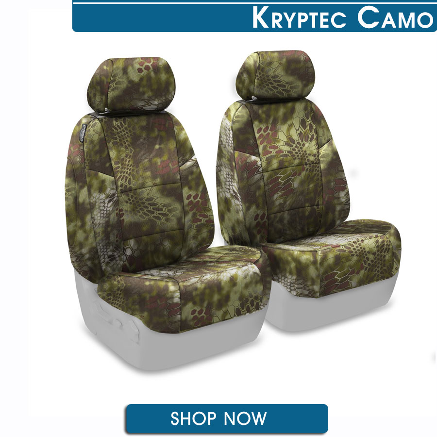 Kryptec Camo Seat Cover | AutoSeatSkins.com