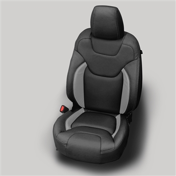 Jeep Cherokee Latitude Katzkin Leather Seats (without fold flat passenger seat), 2019, 2020, 2021, 2022