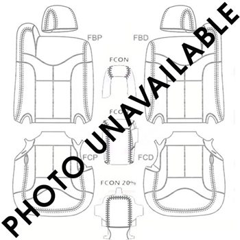 GMC Sierra Extended Cab Katzkin Leather Seats (3 passenger front seat), 2001, 2002