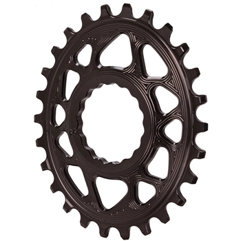 Absolute Black Spiderless Cinch DM Oval Boost Chainring