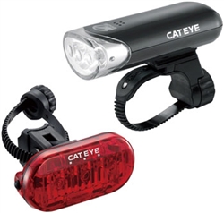 Cateye Front/Rear Light Combo HL-EL135 + Omni3