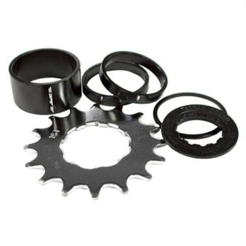 DMR Singlespeed spacer kit, 16t - black