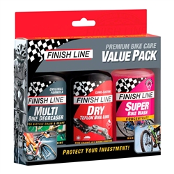 Finish Line Bike Care Value Pack DRY