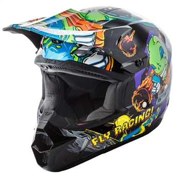 Fly Racing Kinetic Invazion Youth Helmet