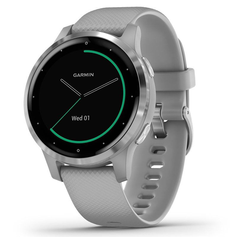 Garmin vivoactive 4s Powder Gray with Silver Hardware