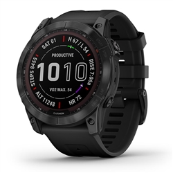 Garmin Fenix 6X Pro Solar Titanium w/Vented Titanium Bracelet