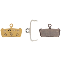 Jagwire Mountain Pro Alloy Backed Semi-Metallic Disc Brake Pads for SRAM Guide RSC, RS, R, Avid Trail