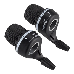 microSHIFT MS25 Twist Shifter Set 6-Speed Shimano Compatible