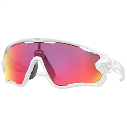 Oakley Jawbreaker Prizm Road Lens Polished White Frame