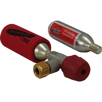 Planet Bike Red Zeppelin Inflator