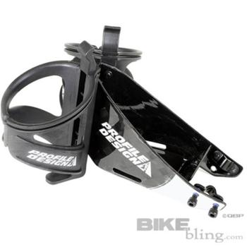 Profile Design RMC Rear Mount Carbon Storage w/Dual Water Bottle Cage