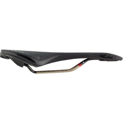 Prologo Zero II Pas Cut Out Saddle 134mm  Ti-Rox rails Hard Black