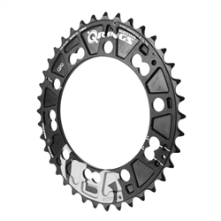 Rotor QX2 chainring, 110 36t black