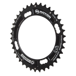 Rotor QX2 chainring, 120 38t black