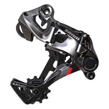 SRAM XX1 X-Actuation/Horizon 11sp rear derail, carbon/grey