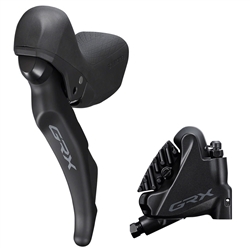 Shimano GRX ST-RX600 2x11-Speed Front Shifter/Hydraulic Brake Lever & Caliper