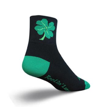 SockGuy Lucky Black Bike Socks