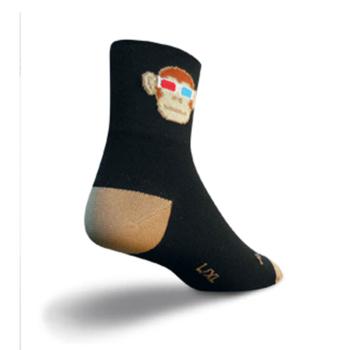 SockGuy Monkey See 3D Bike Socks