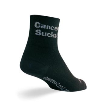 SockGuy Cancer Sucks Bike Socks