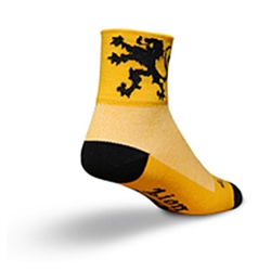 SockGuy Lion of Flanders Bike Socks