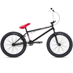 Stolen Stereo 20.75" BMX Bike Black/Fast Times Red