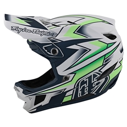 Troy Lee Designs D4 Composite MIPS Volt White