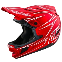 Troy Lee Designs D4 Composite MIPS Pinned Red