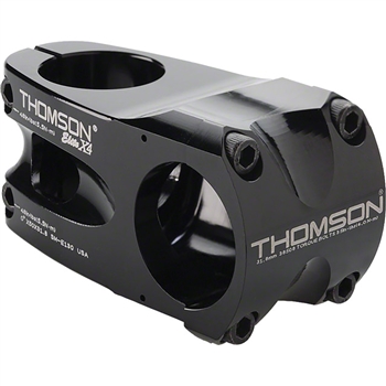 Thomson Elite X4 Mountain Stem 0 degree 31.8 1-1/8" Threadless Black