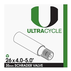 Ultra Cycle 26" x 4.0-5.0" Schrader Valve Tube