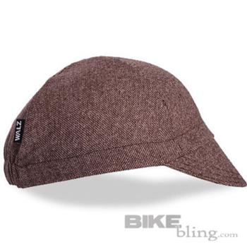 Walz Brown Tweed Wool Cycling Cap