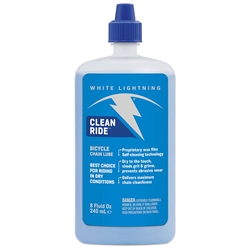 White Lightning Clean Ride Lube 8oz