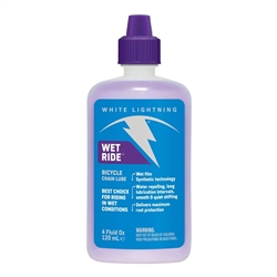 White Lightning Wet Ride Lube 4oz